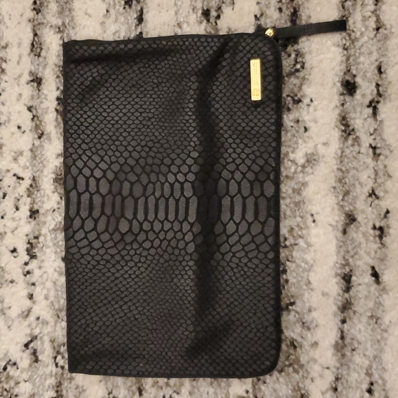 Gorjana snake pattern leather clutch pouch - Picture 2 of 5